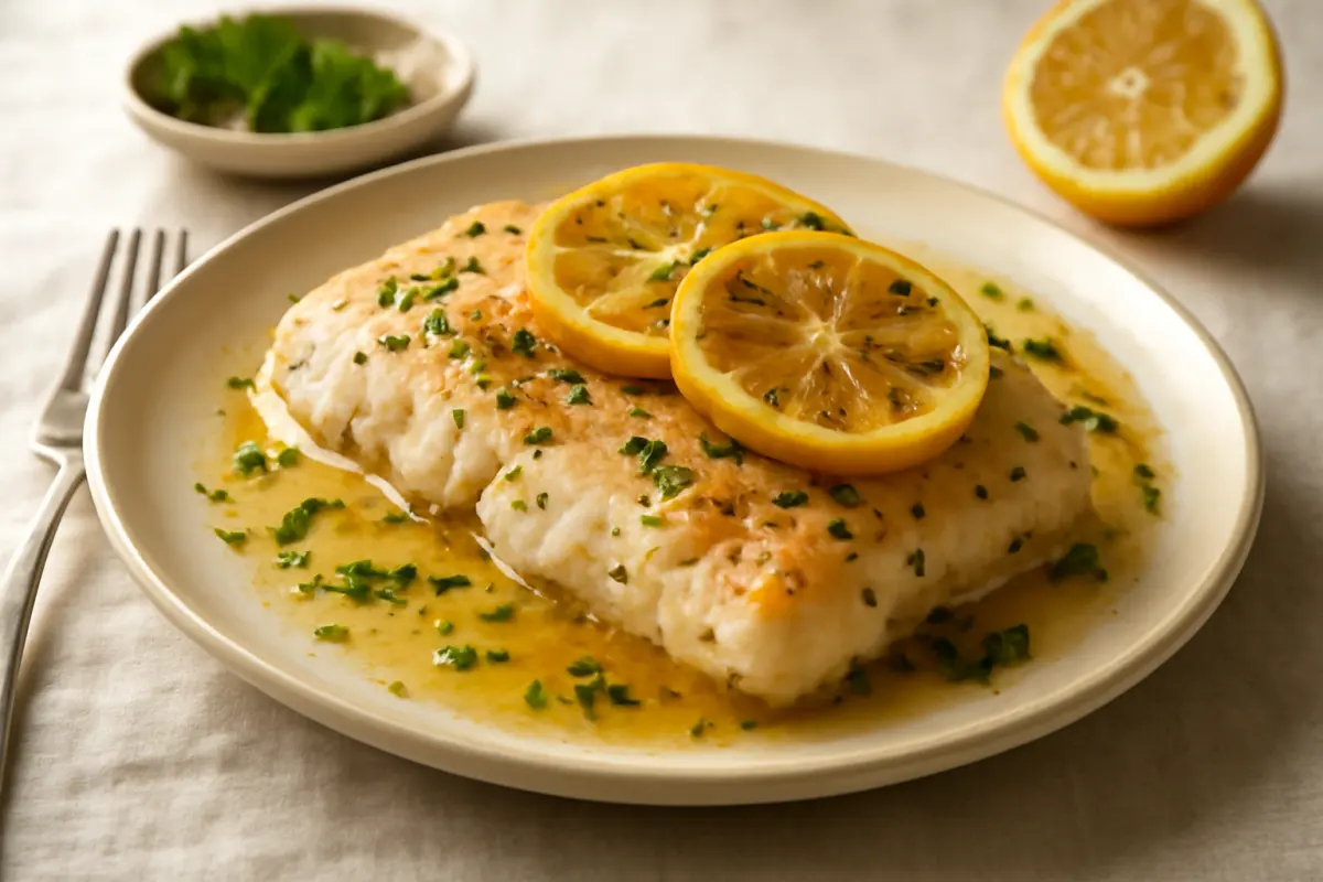 Baked Cod With Lemon Recipe