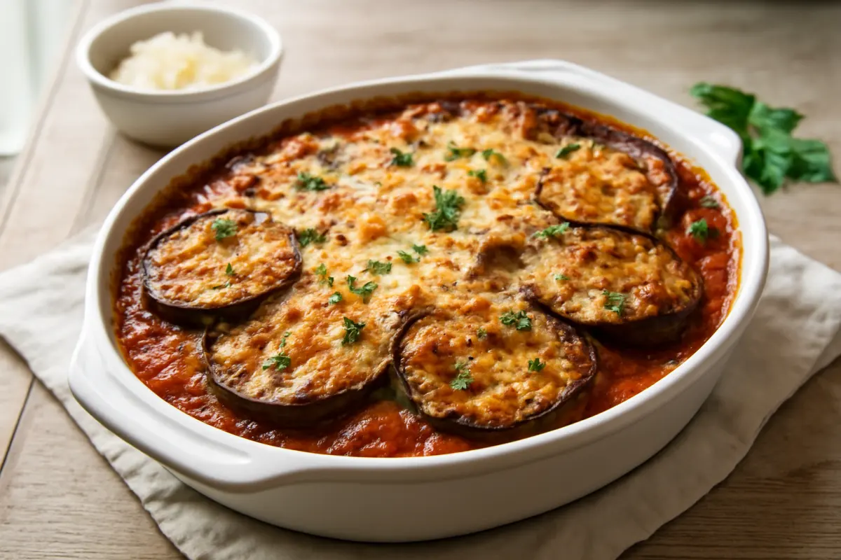 Baked Eggplant Parmesan Recipe