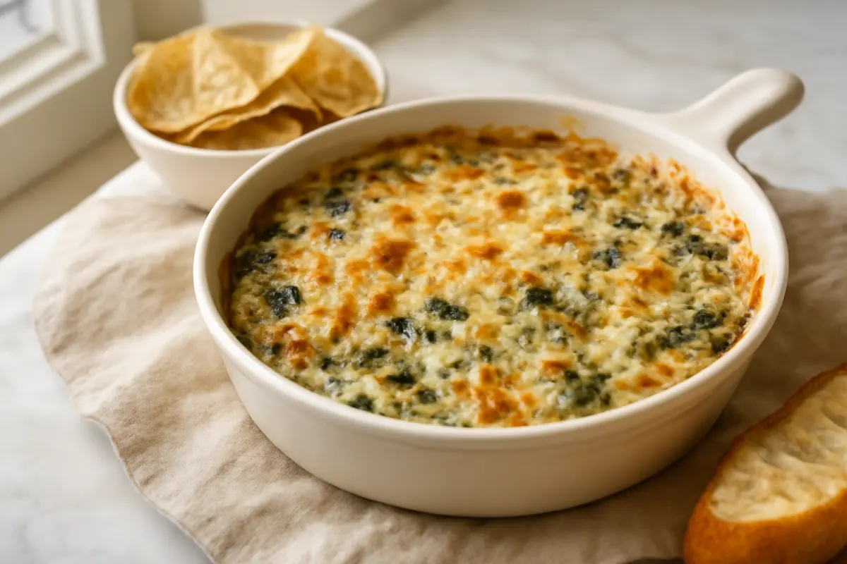 Baked Spinach Artichoke Dip Recipe