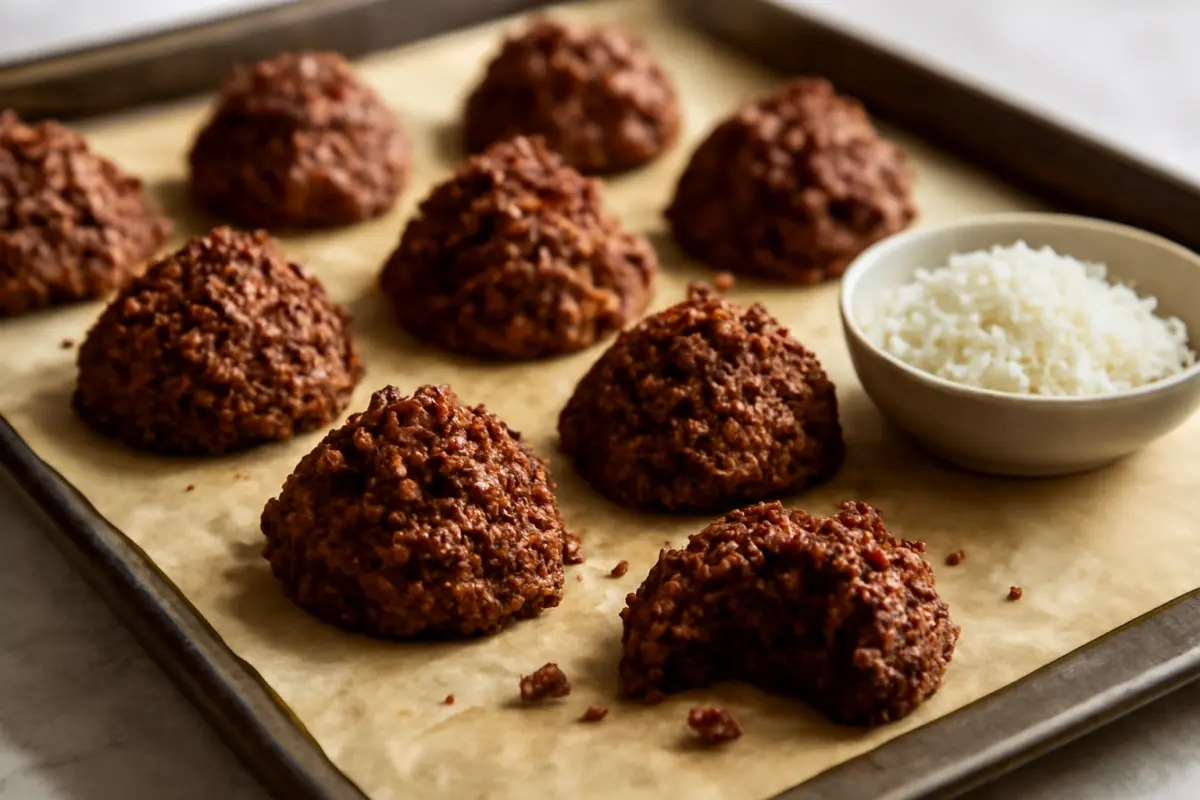 Chocolate Coconut Macaroons Recipe