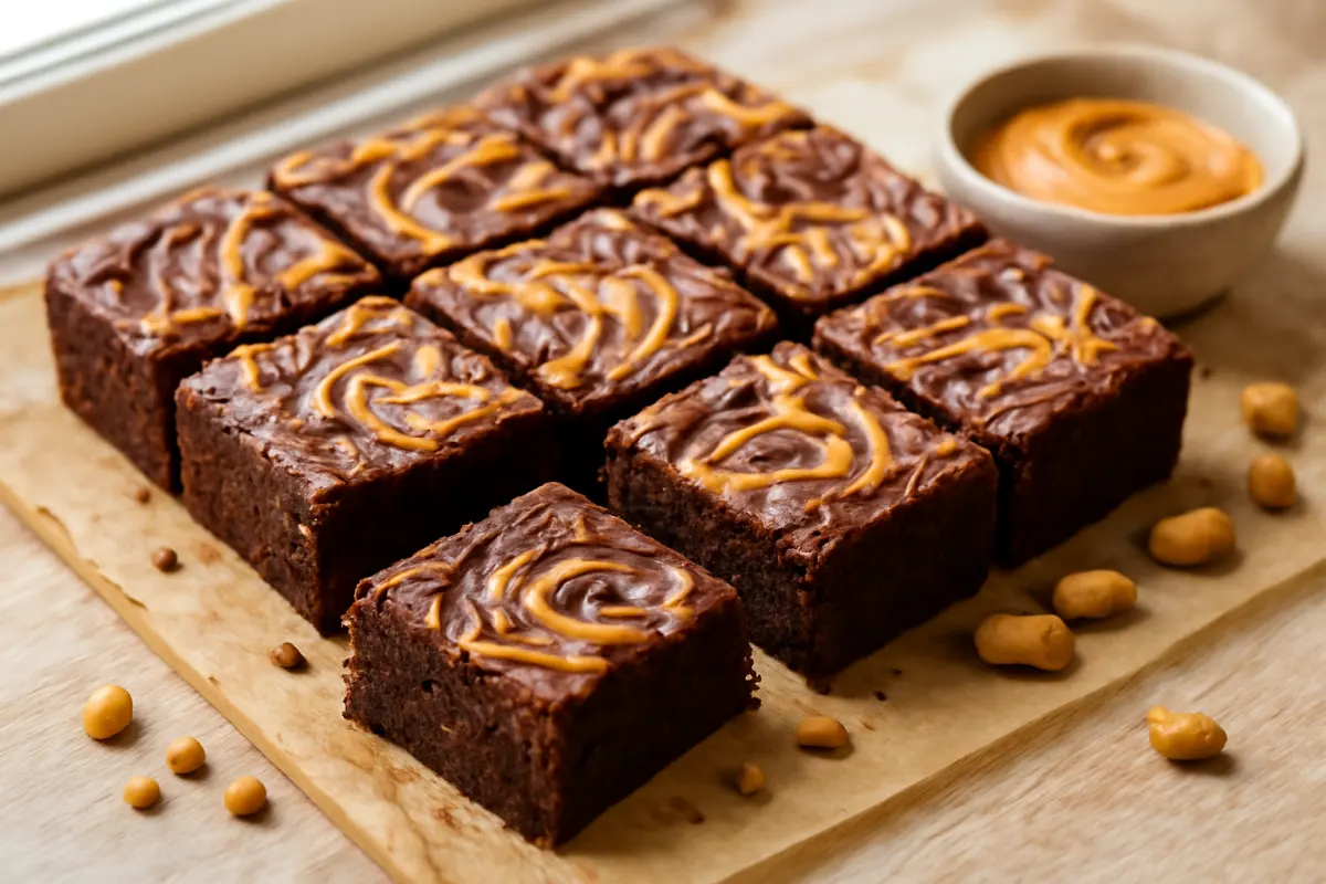 Chocolate Peanut Butter Brownies Recipe