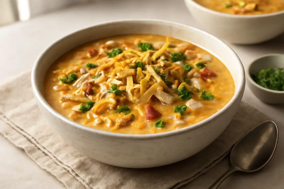 Creamy Chicken Enchilada Soup Recipe