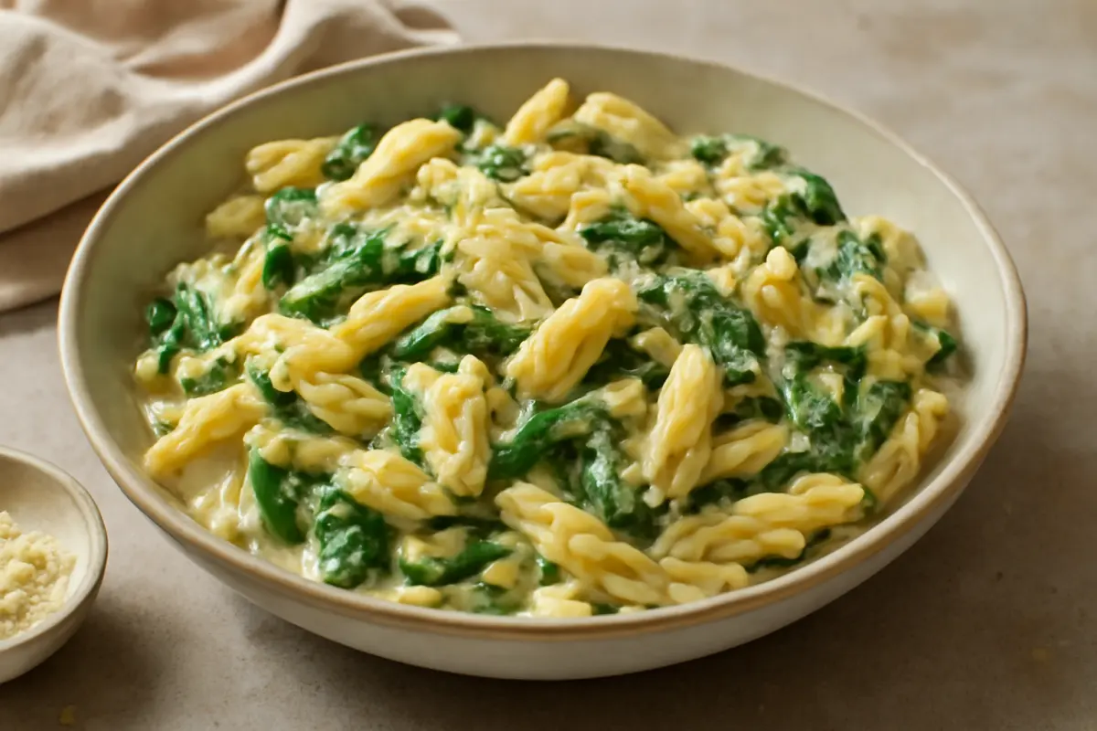Creamy Spinach Artichoke Pasta Recipe