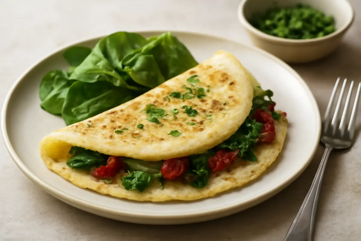 Healthy Egg White Omelet Recipe with Vegetables