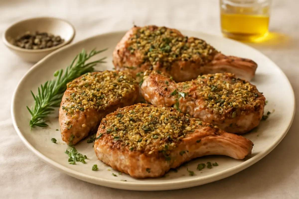 Herb-Crusted Pork Chops Recipe