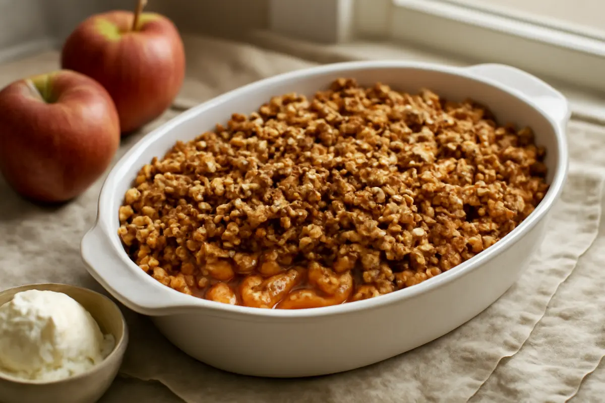 Homemade Apple Crisp Recipe