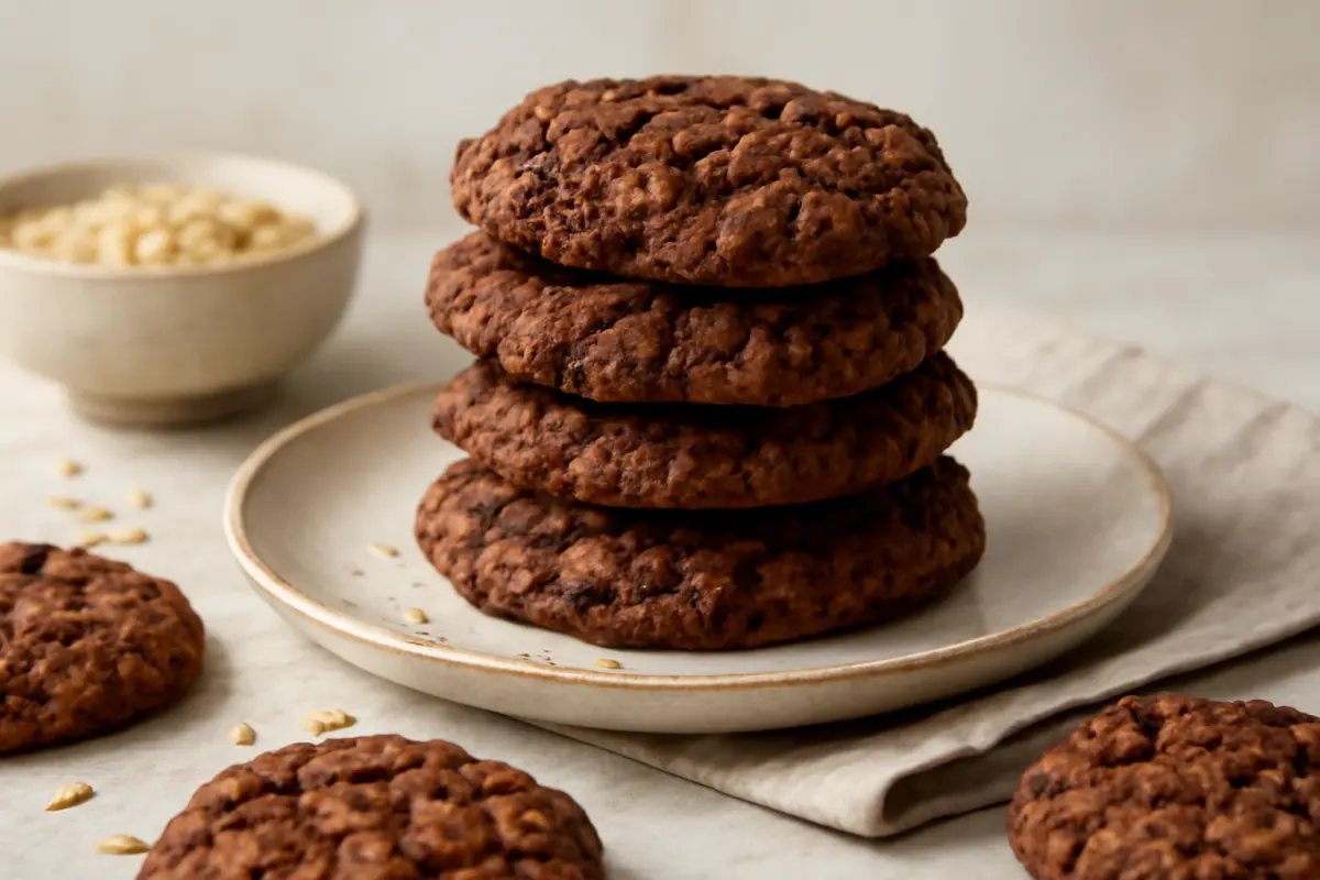 Homemade Chocolate Oatmeal Cookies Recipe