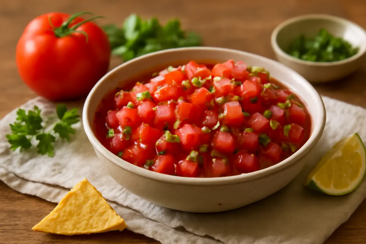 Homemade Tomato Salsa Recipe