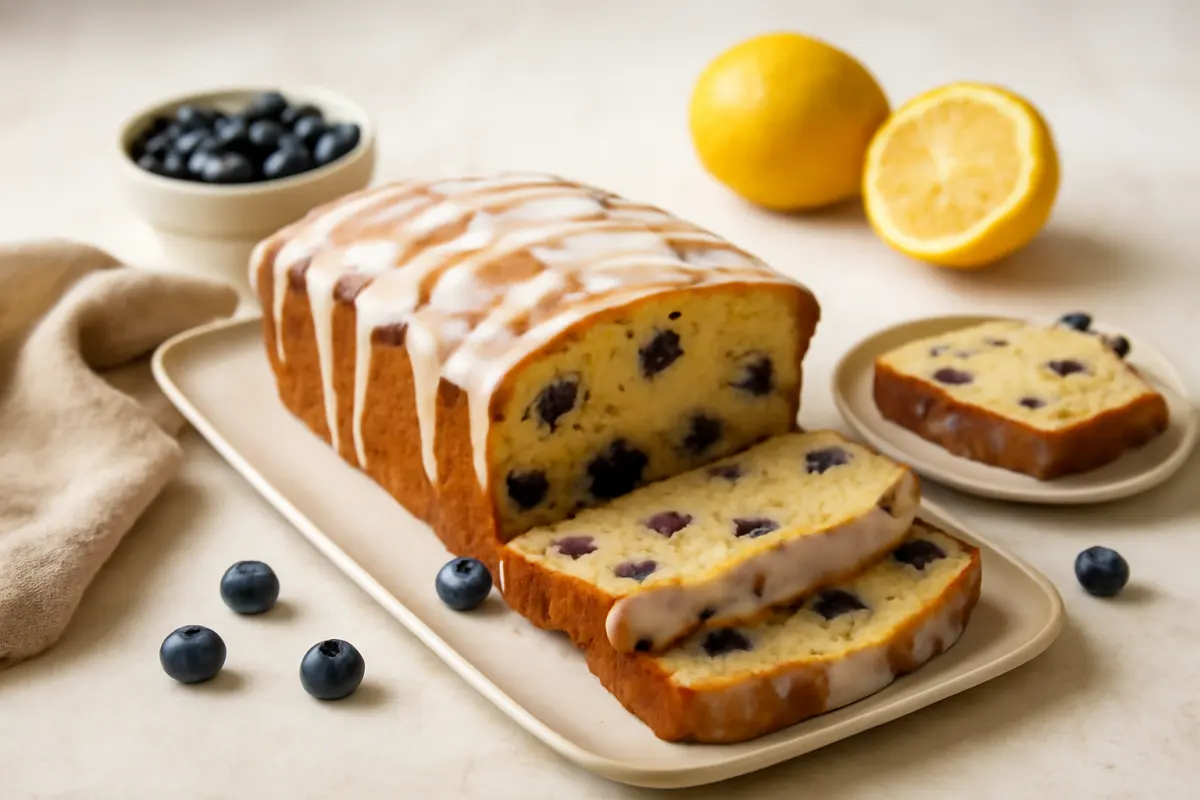 Lemon Blueberry Pound Cake Recipe