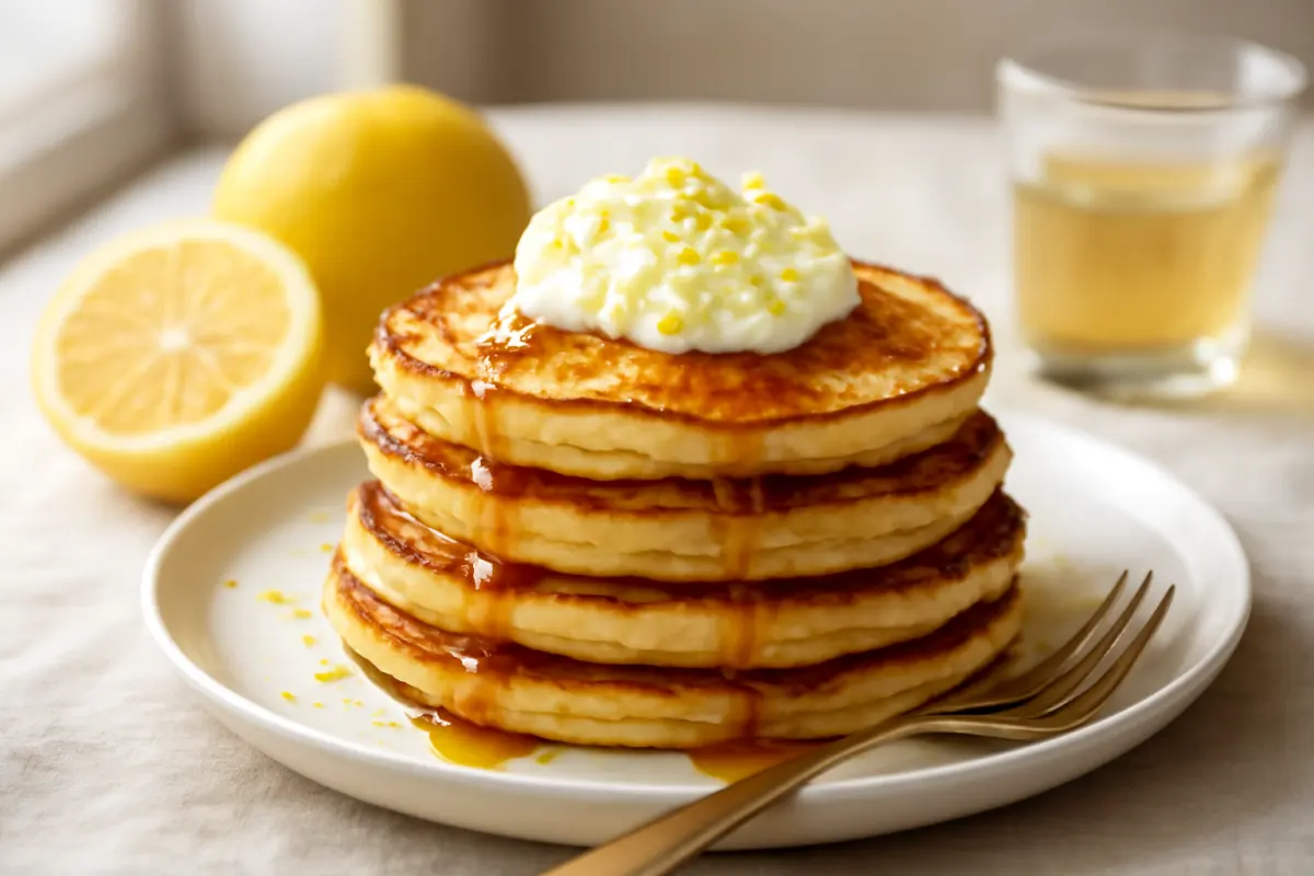 Lemon Ricotta Pancakes Recipe