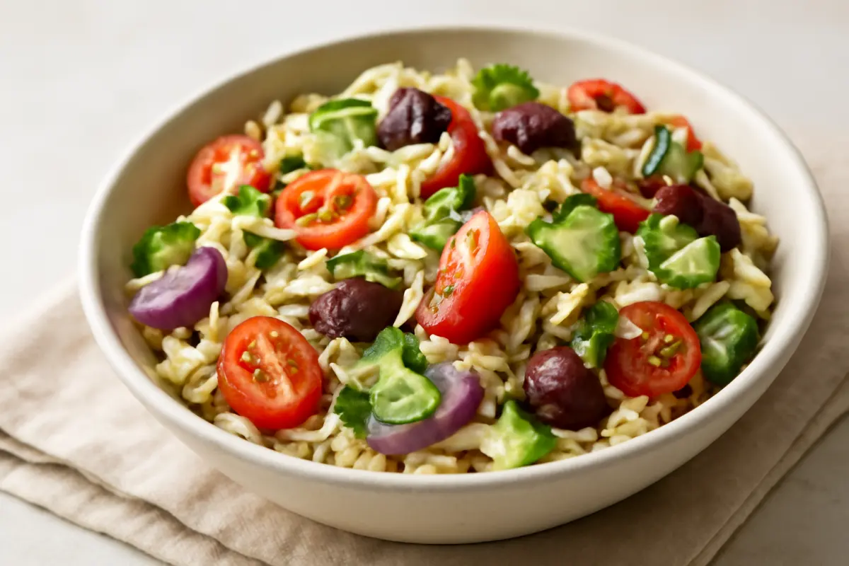 Mediterranean Orzo Salad Recipe