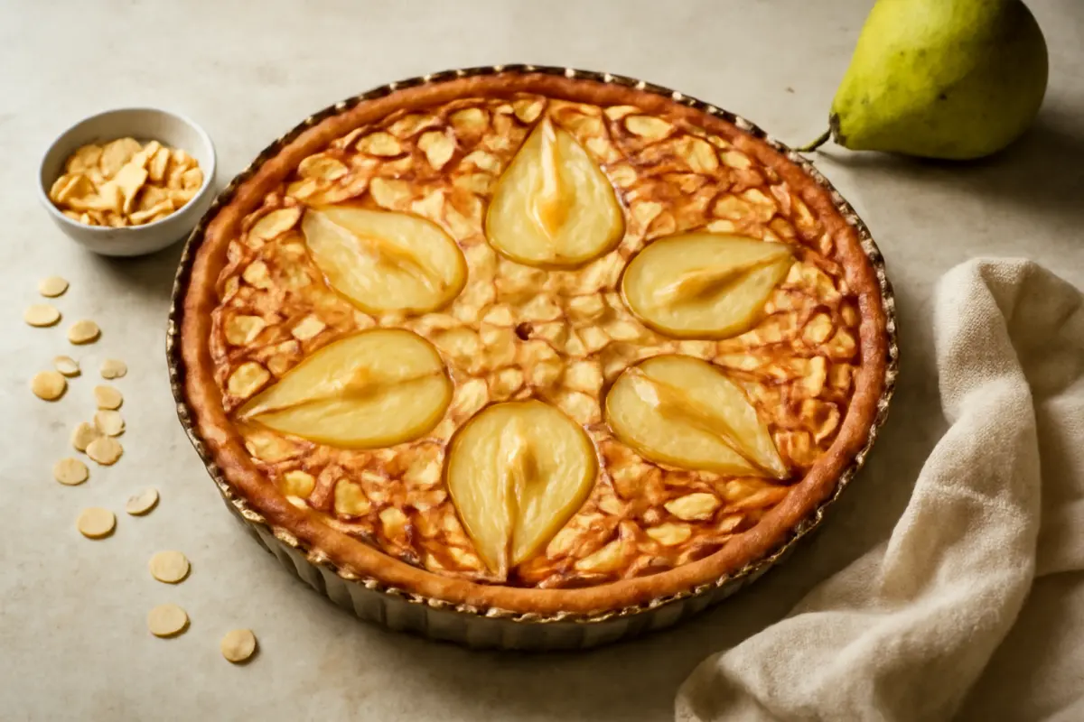 Pear and Almond Tart Recipe