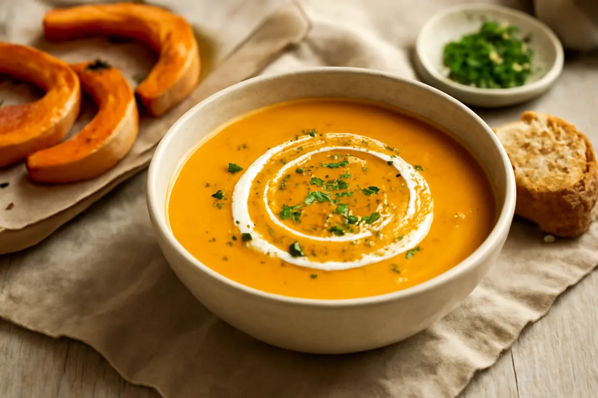 Roasted Butternut Squash Soup Recipe