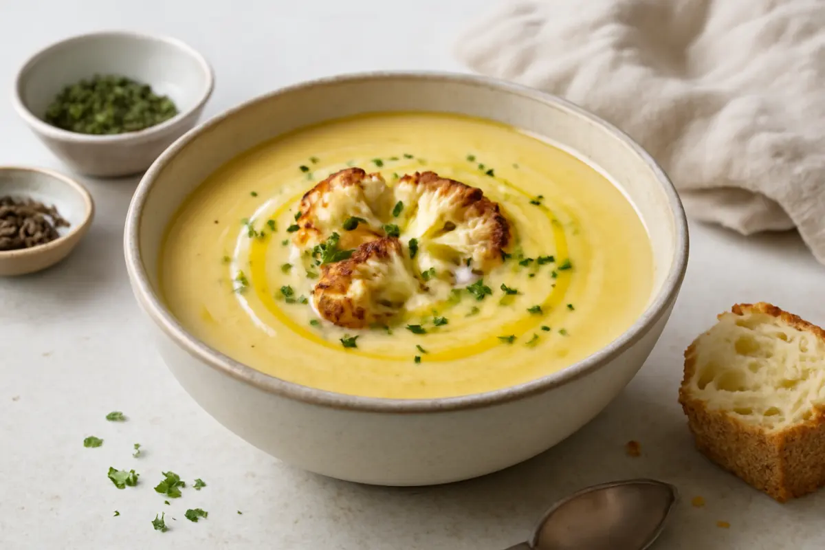 Roasted Cauliflower Soup Recipe