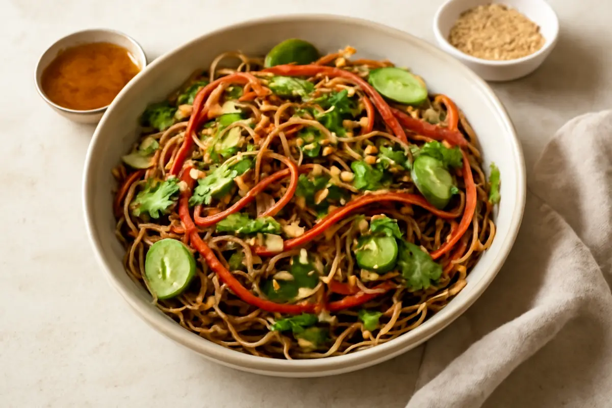 Sesame Soba Noodle Salad Recipe