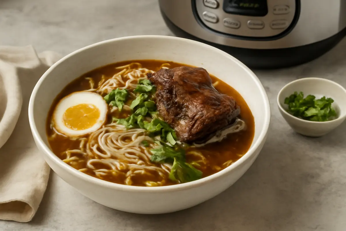 Instant Pot Short Rib Ramen Soup