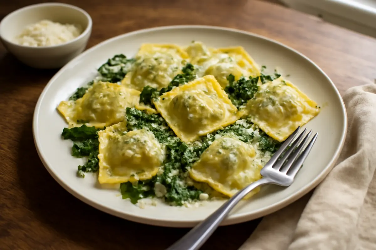 Spinach Ricotta Ravioli Recipe