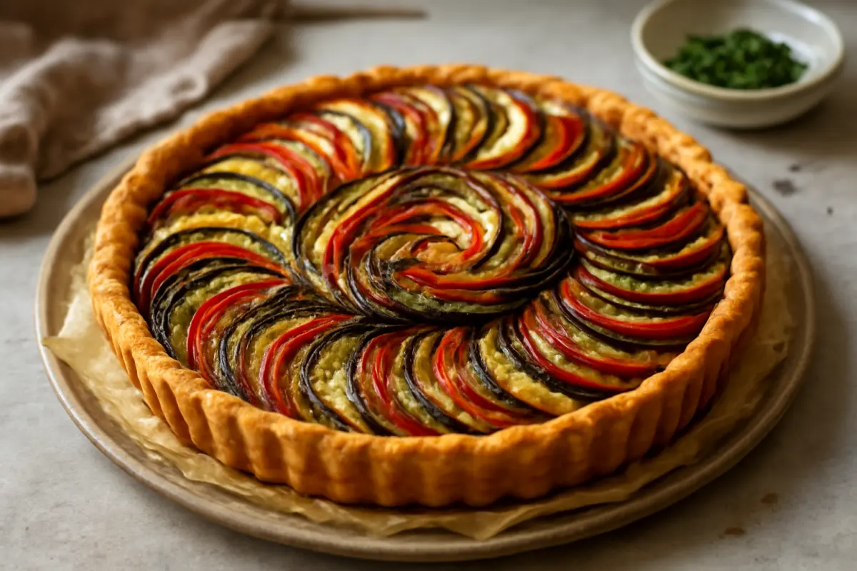Vegetable Ratatouille Tart Recipe