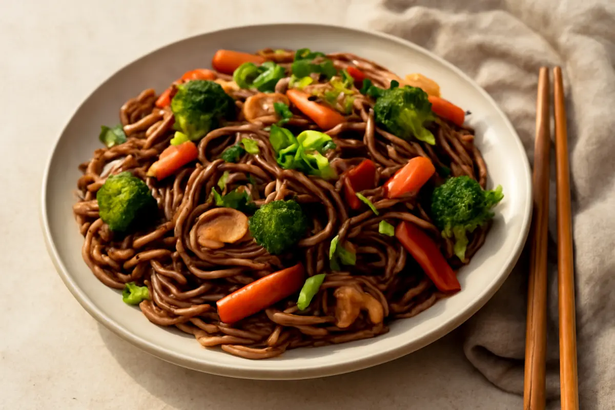 Vegetable Soba Noodle Stir-Fry Recipe