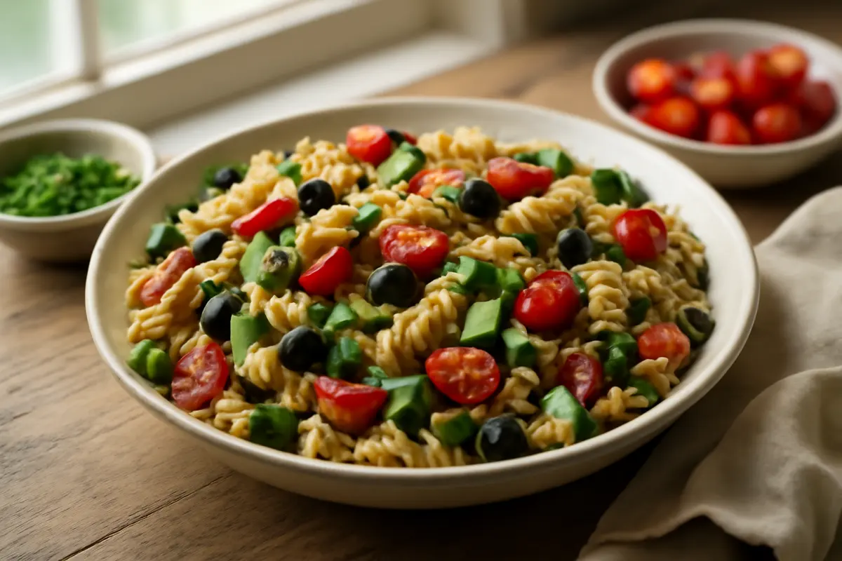What to Eat With Pasta Salad: Large-Bowl Meal Recipe and Easy Sides