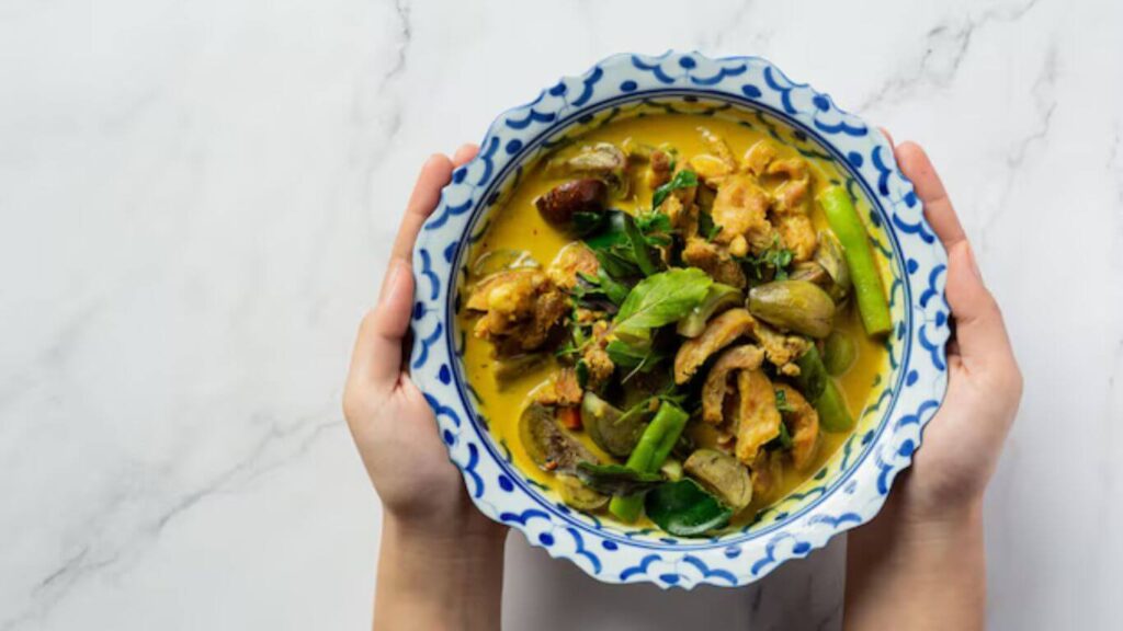 Mushroom and Spinach Curry